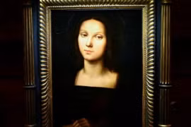 Tác phẩm được trưng bày lần này là bức chân dung nhỏ của Mary Magdalene. (Nguồn: uk.news.yahoo)