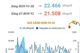 Giá xăng tăng từ 198-231 đồng mỗi lít, giá dầu cũng tăng