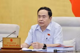 Chủ tịch Quốc hội Trần Thanh Mẫn phát biểu. (Ảnh: Doãn Tấn/TTXVN)