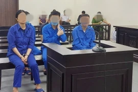 Các bị cáo tại phiên tòa. (Nguồn: VOV)