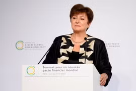 Giám đốc điều hành Quỹ Tiền tệ Quốc tế (IMF) Kristalina Georgieva. (Ảnh: AFP/TTXVN)