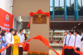 Lễ gắn biển diễn ra ngày 19/5 (Ảnh: Minh Hiếu/Vietnam+)