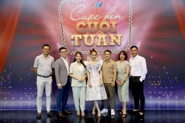 Êkíp thực hiện chương trình Cuộc hẹn cuối tuần mùa 2. (Ảnh: VTV)