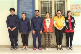 Các đối tượng thời điểm bị Công an quận Tân Bình khởi tố, bắt giam. (Ảnh: Công an cung cấp)