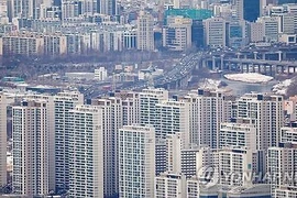 Một khu chung cư phức hợp ở Seoul. (Nguồn: Yonhap)