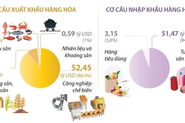 Tổng kim ngạch xuất, nhập khẩu hàng hóa 2 tháng đầu năm tăng 18,6%