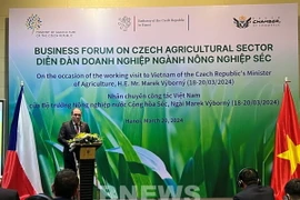 Ngài Marek Výborný, Bộ trưởng Nông nghiệp Cộng hòa Séc, tại diễn đàn. (Nguồn: BNEWS)