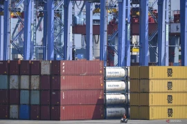 Cảng Tanjung Priok ở Jakarta, Indonesia. (Nguồn: ANTARA)