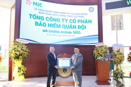 MIC chính thức niêm yết trên HOSE. (Ảnh: Vietnam+)