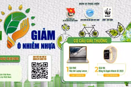 Banner thể lệ Cuộc thi “Sáng kiến tiêu dùng xanh, giảm ô nhiễm nhựa.” (Nguồn: Ban tổ chức)