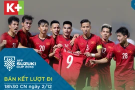 K+ đã đạt được thoả thuận trong việc cấp quyền sản xuất và bình luận trực tiếp các trận đấu tại giải AFF Suzuki Cup 2018 kể từ vòng bán kết. (Ảnh: K+ cung cấp)