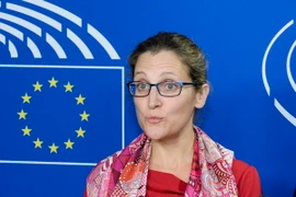 Bộ trưởng Thương mại quốc tế Canada Chrystia Freeland. (Ảnh: EPA/TTXVN)