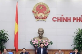 Ủy ban Quốc gia APEC 2017 tiến hành Phiên họp thứ sáu dưới sự chủ trì của Phó Thủ tướng Chính phủ Phạm Bình Minh, Bộ trưởng Bộ Ngoại giao, Chủ tịch Ủy ban. (Ảnh: Phạm Kiên/TTXVN)