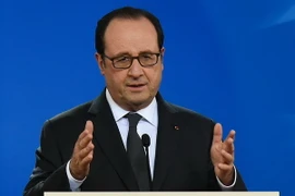Tổng thống Pháp Francois Hollande. (Ảnh: AFP/TTXVN)