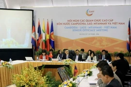 Quang cảnh hội nghị quan chức cao cấp CLMV lần thứ 8. (Ảnh: Phạm Kiên/TTXVN)