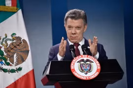 Tổng thống Colombia Juan Manuel Santos. (Ảnh: AFP/TTXVN)