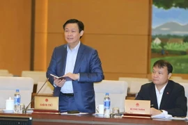 Phó Thủ tướng Vương Đình Huệ phát biểu ý kiến. (Ảnh: Doãn Tấn/TTXVN)