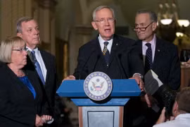 Thượng nghị sỹ Đảng Dân chủ Harry Reid. (Ảnh: EPA/TTXVN)