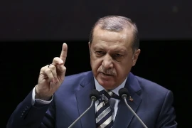 Tổng thống Thổ Nhĩ Kỳ Tayyip Erdogan. (Ảnh: AP/TTXVN)