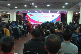 Quang cảnh buổi giao lưu. (Ảnh: Lê Vinh/Vietnam+)