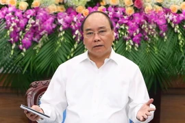 Thủ tướng Nguyễn Xuân Phúc chủ trì Phiên họp Chính phủ thường kỳ tháng Chín vừa qua. (Ảnh: Thống Nhất/TTXVN)