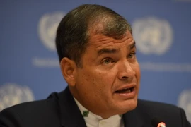 Tổng thống Ecuador Rafael Correa. (Ảnh: AFP/TTXVN)
