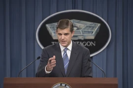 Người phát ngôn Lầu Năm Góc Peter Cook. (Ảnh: US DoD/TTXVN)