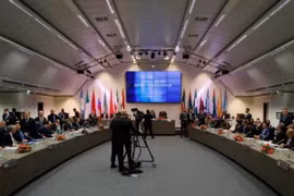 Một cuộc họp của Tổ chức các nước xuất khẩu dầu mỏ (OPEC) tại Vienna, Áo, ngày 30/11 vừa qua. (Nguồn: Reuters)
