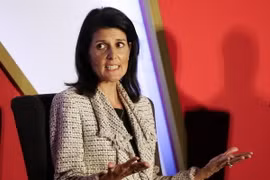 Thống đốc bang Nam Carolina Nikki Haley. (Nguồn: AP)