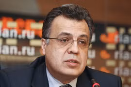 Đại sứ Liên bang Nga tại Thổ Nhĩ Kỳ Andrey Karlov. (Ảnh: THX/Sputnik/TTXVN)