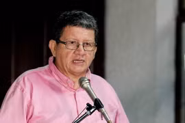 Tư lệnh nhóm Lực lượng Vũ trang Cách mạng Colombia (FARC) Pablo Catatumbo. (Ảnh: AFP/TTXVN)