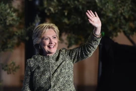 Bà Hillary Clinton trong chiến dịch vận động tranh cử ở Las Vegas, Nevada, Mỹ ngày 12/10 vừa qua. (Ảnh: AFP/TTXVN)