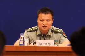 Người phát ngôn Bộ Quốc phòng Trung Quốc Dương Vũ Quân. Ảnh: Yonhap/TTXVN)