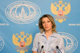 Người phát ngôn Bộ Ngoại giao Nga Maria Zakharova. (Nguồn: Sputnik/TTXVN)