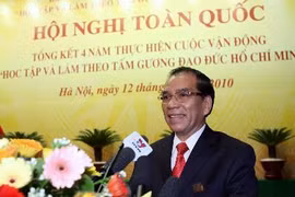 Đồng chí Nông Đức Mạnh. (Ảnh: Xuân Tuân/TTXVN)