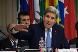 Ngoại trưởng John Kerry phát biểu tại hội nghị. (Nguồn: AFP/TTXVN)