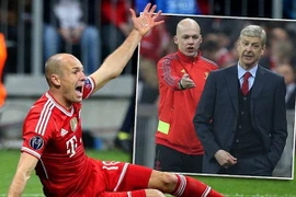 Dư âm Champions League: Wenger "nổi điên" vì Robben