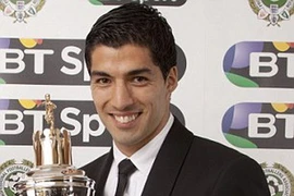 Luis Suarez xuất sắc nhất năm. (Nguồn: PA)