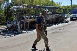 Ukraine tố phe ly khai sát hại dân thường bằng vũ khí Nga cung cấp