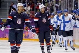 Hockey Mỹ cay đắng nói lời chia tay Olympic Sochi