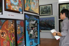 Khai mạc triển lãm mỹ thuật Đồng bằng sông Cửu Long lần 19