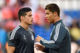 Cristiano Ronaldo “đuổi” James Rodriguez khỏi nhóm tập luyện