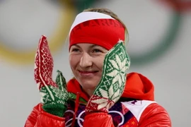 VĐV Domracheva được trao danh hiệu “Anh hùng Belarus” 