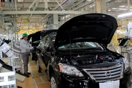 Dây chuyền sản xuất tại một nhà máy sản xuất của Nissan ở Aguascalientes, Mexico. (Nguồn: Reuters)
