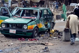 Hiện trường một vụ đánh bom ở Nigeria. (Nguồn: AFP/TTXVN)