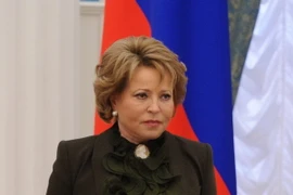 Chủ tịch Hội đồng Liên bang (Thượng viện) Nga Valentina Matvienko. (Nguồn: AFP/TTXVN)