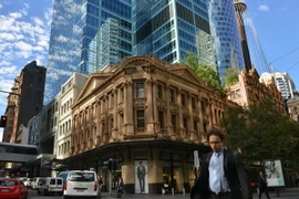 Toàn cảnh trung tâm thương mại tại thành phố Sydney ngày 5/5. (Nguồn: AFP/TTXVN)