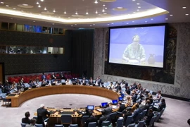 Toàn cảnh cuộc họp HĐBA LHQ về tình hình Nam Sudan ở New York, Mỹ ngày 25/8. (Nguồn: AFP/TTXVN)