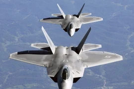 Máy bay chiến đấu F-22. (Nguồn: EPA/TTXVN)