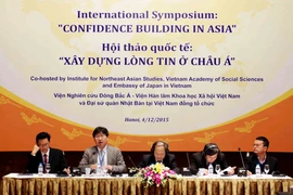 Các chuyên gia trong hội thảo tổ chức ngày 4/12 tại Hà Nội lo lắng, ASEAN đang mất phương hướng trong việc giải quyết các vấn đề tại biển Đông. (Ảnh: Doãn Đức/Vietnam+)